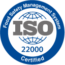We are ISO 22000 certified